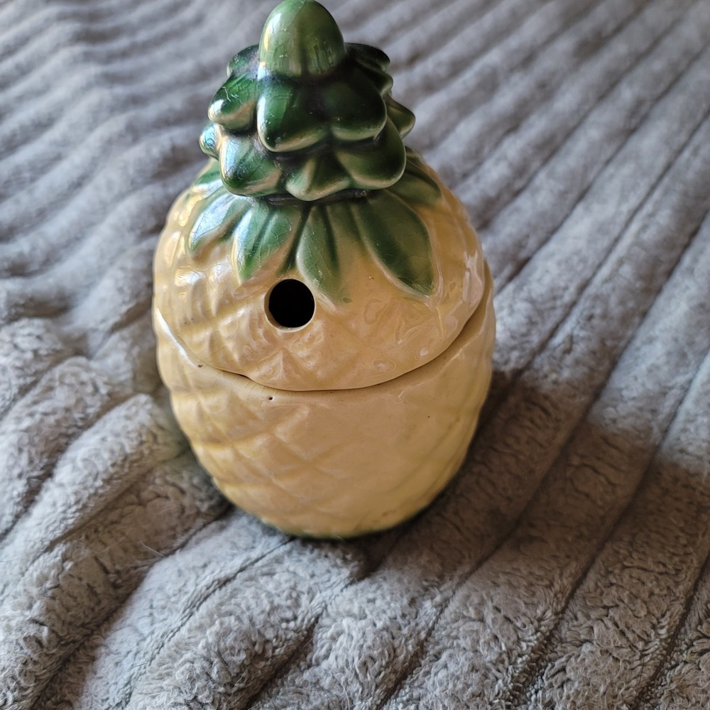 Tiki Cup Orchids of Hawaii R-15 Pineapple Tiki Drink Mug Straw Hole‎